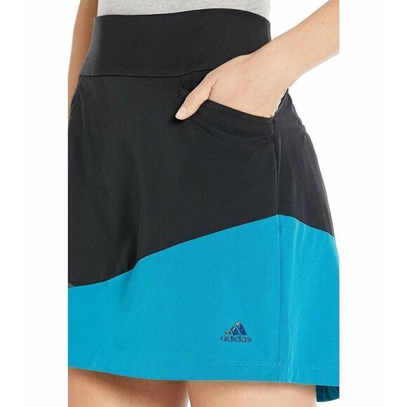 Adidas EI9702 Womens SZ XS Skort Medium Black/Gray/Teal MSRP $65 - Picture 4 of 5